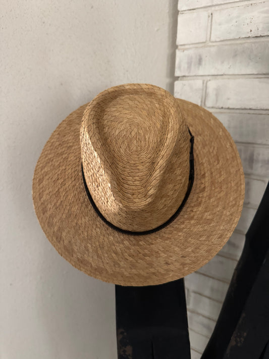 Straw fedora