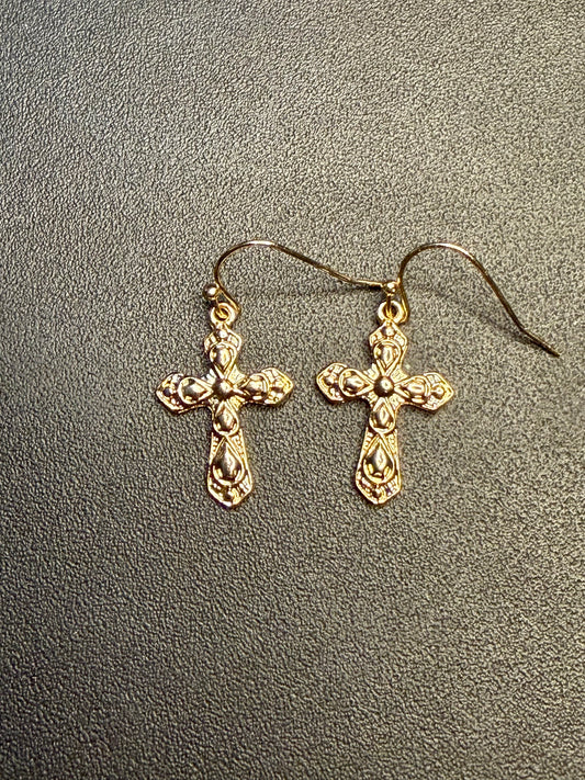 Faith & Grace Cross Earrings