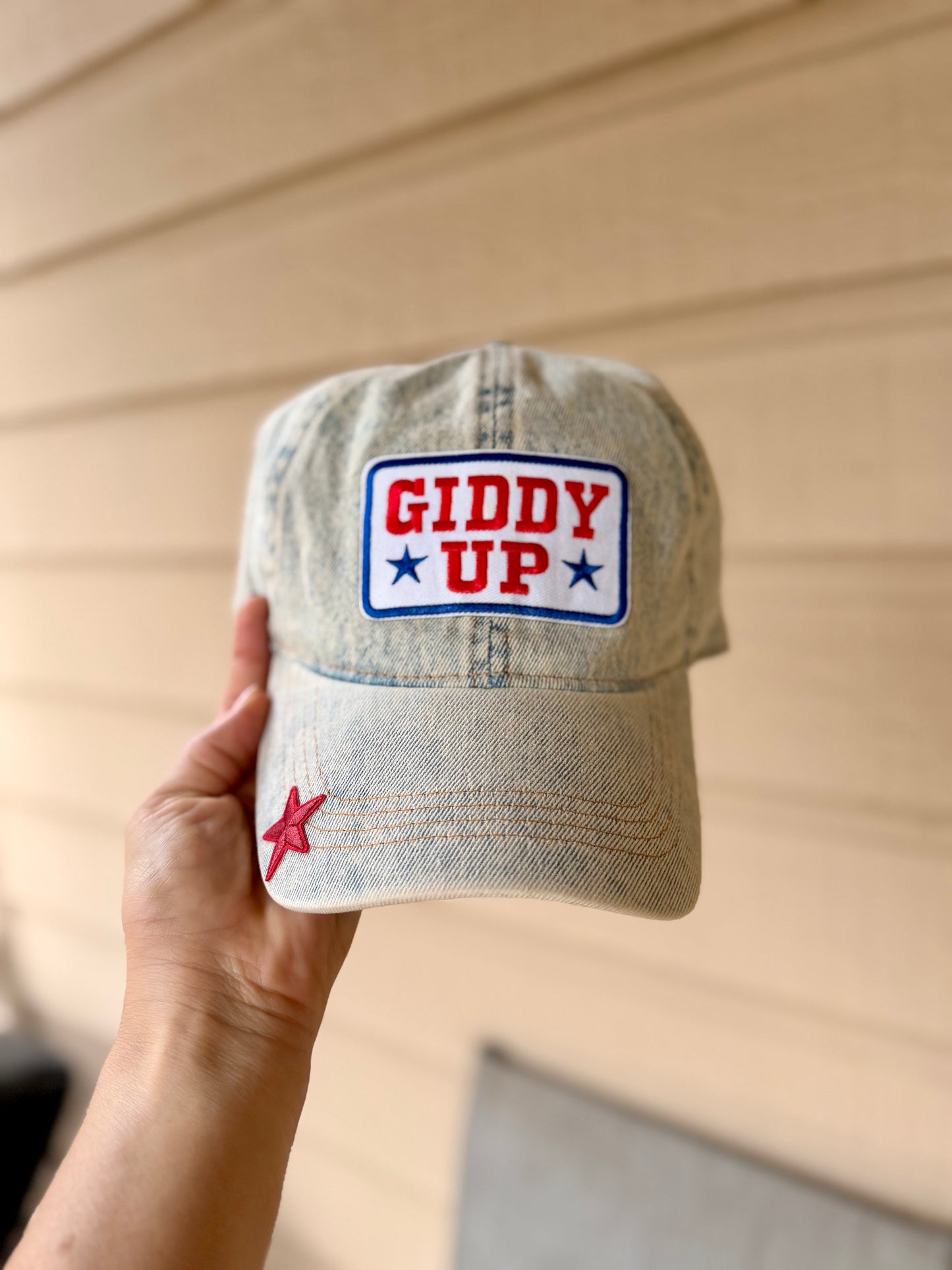 Giddy Up Denim Cap