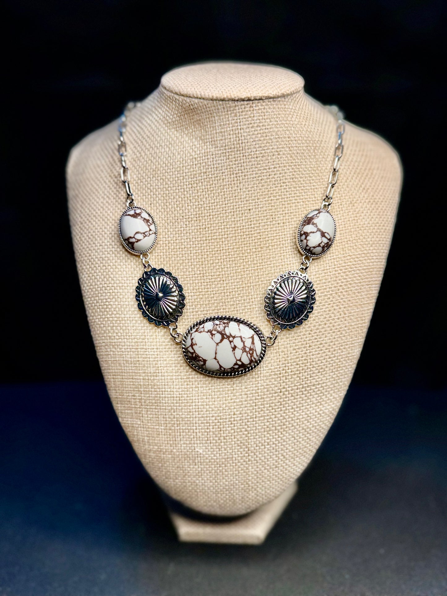 Desert Rose Concho Necklace