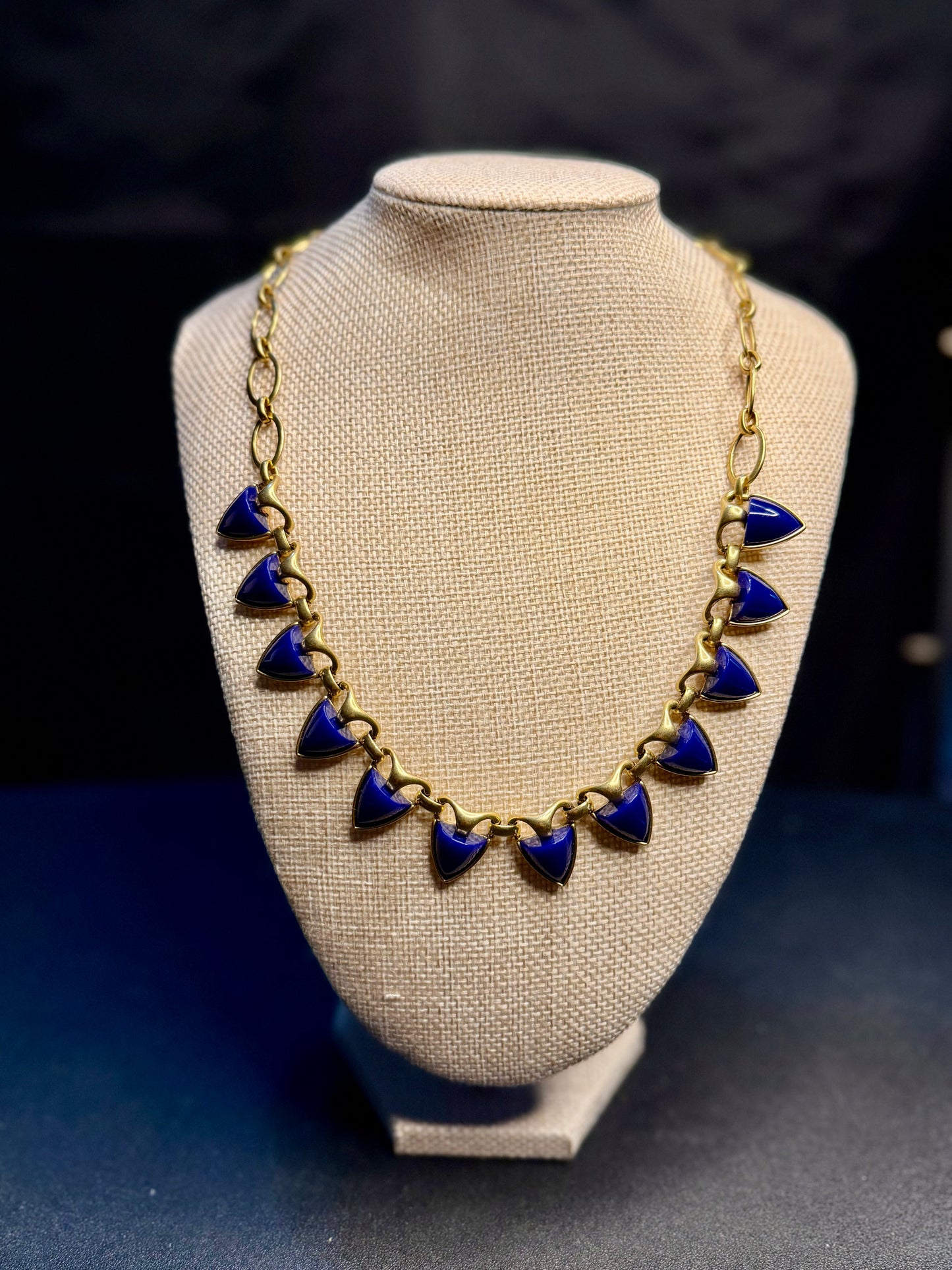 Cobalt Canyon Statement Necklace
