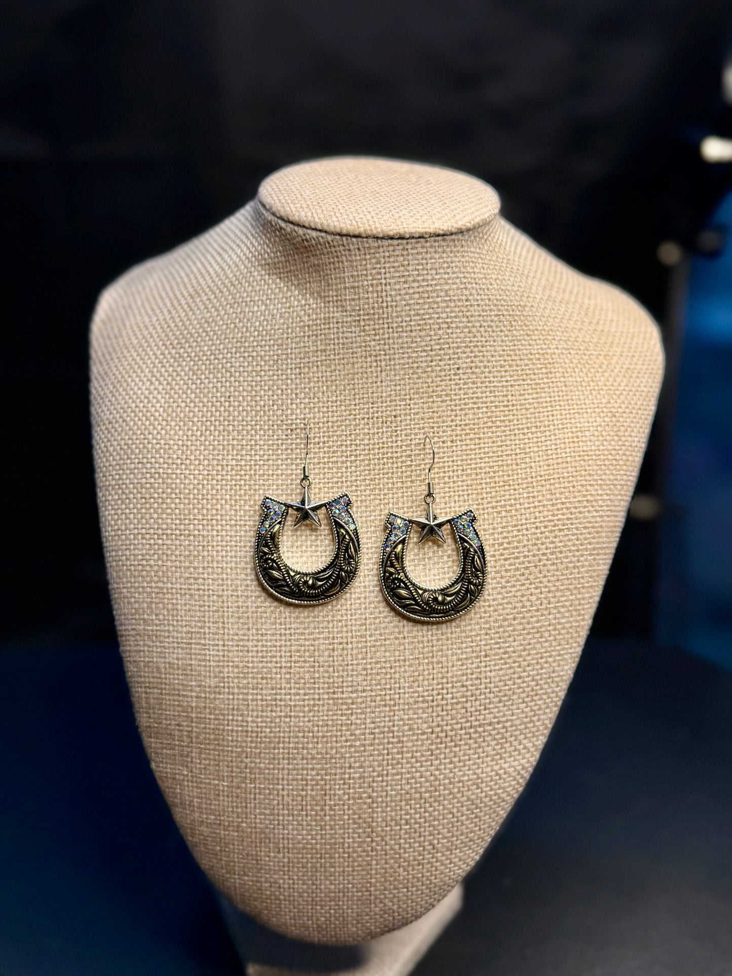 Starlight Horseshoe Earrings