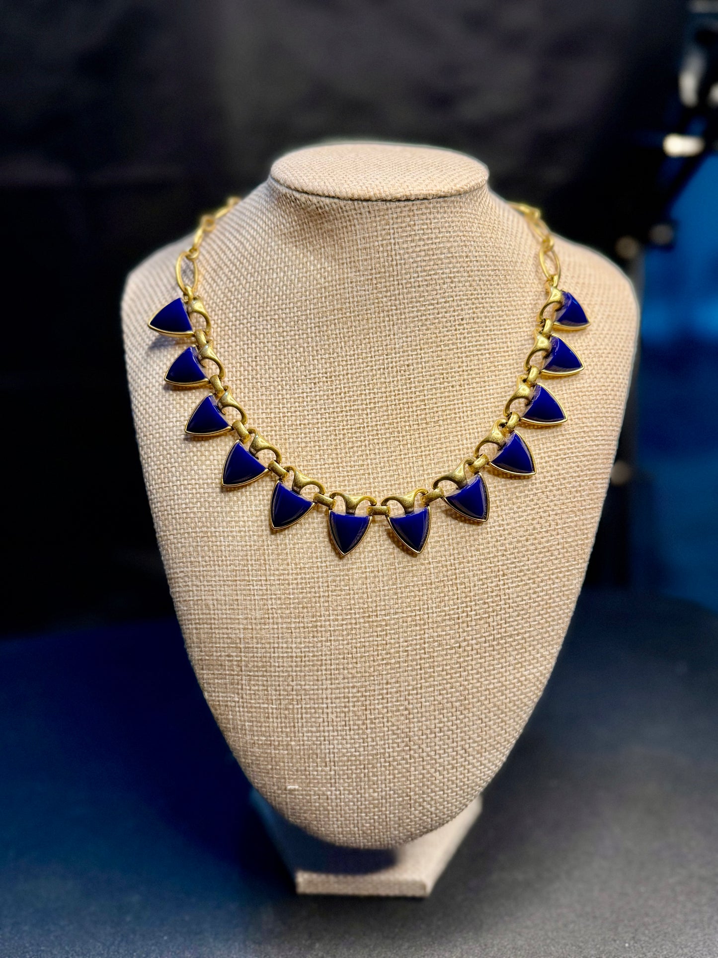 Cobalt Canyon Choker Necklace