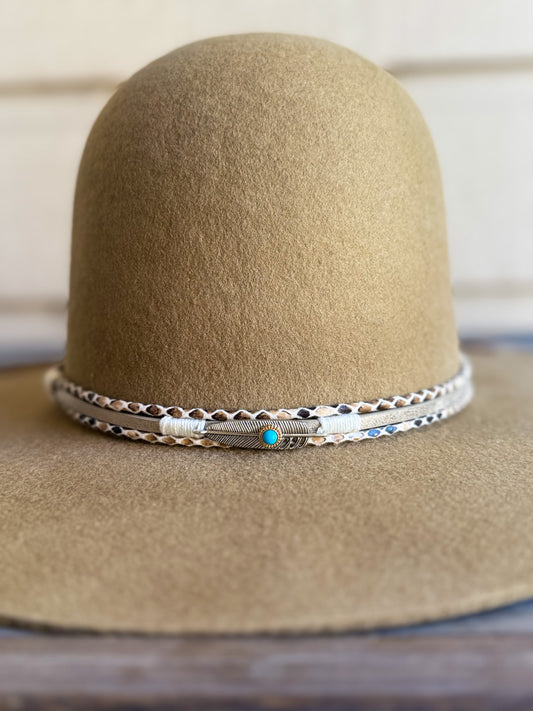 Snake Feather Hat Band