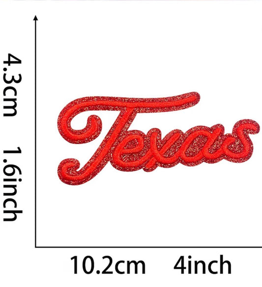 Texas Glitter Patch