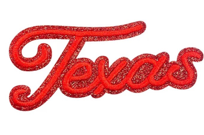 Texas Glitter Patch