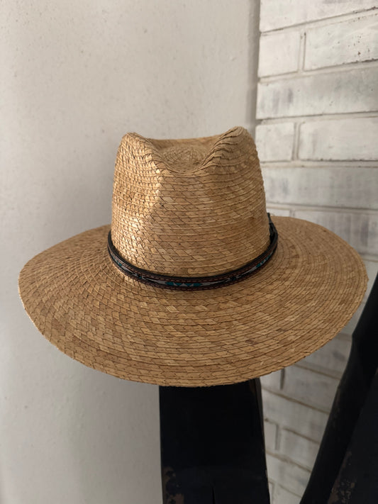 Straw fedora