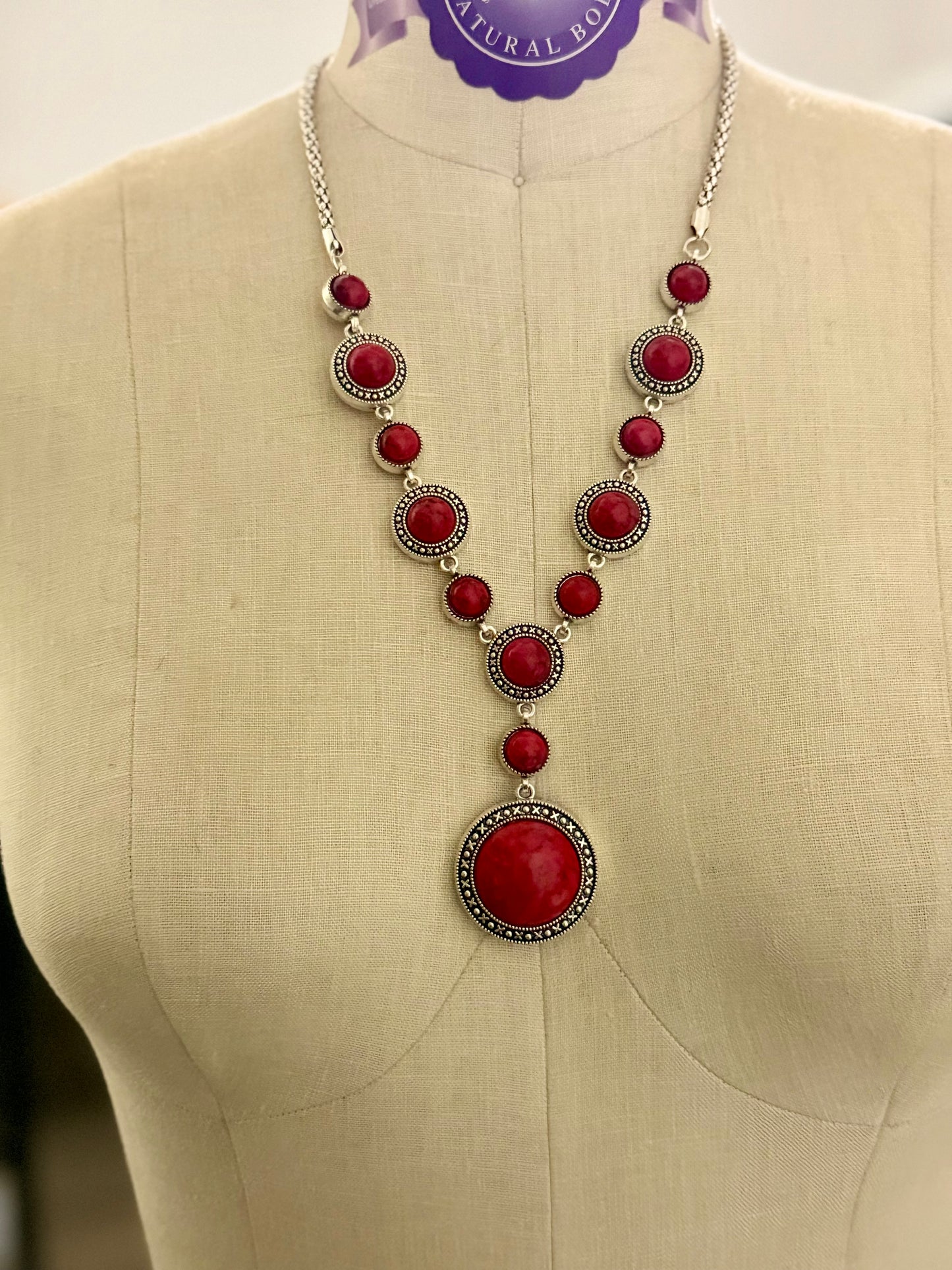 Ruby Ranch Statement Necklace