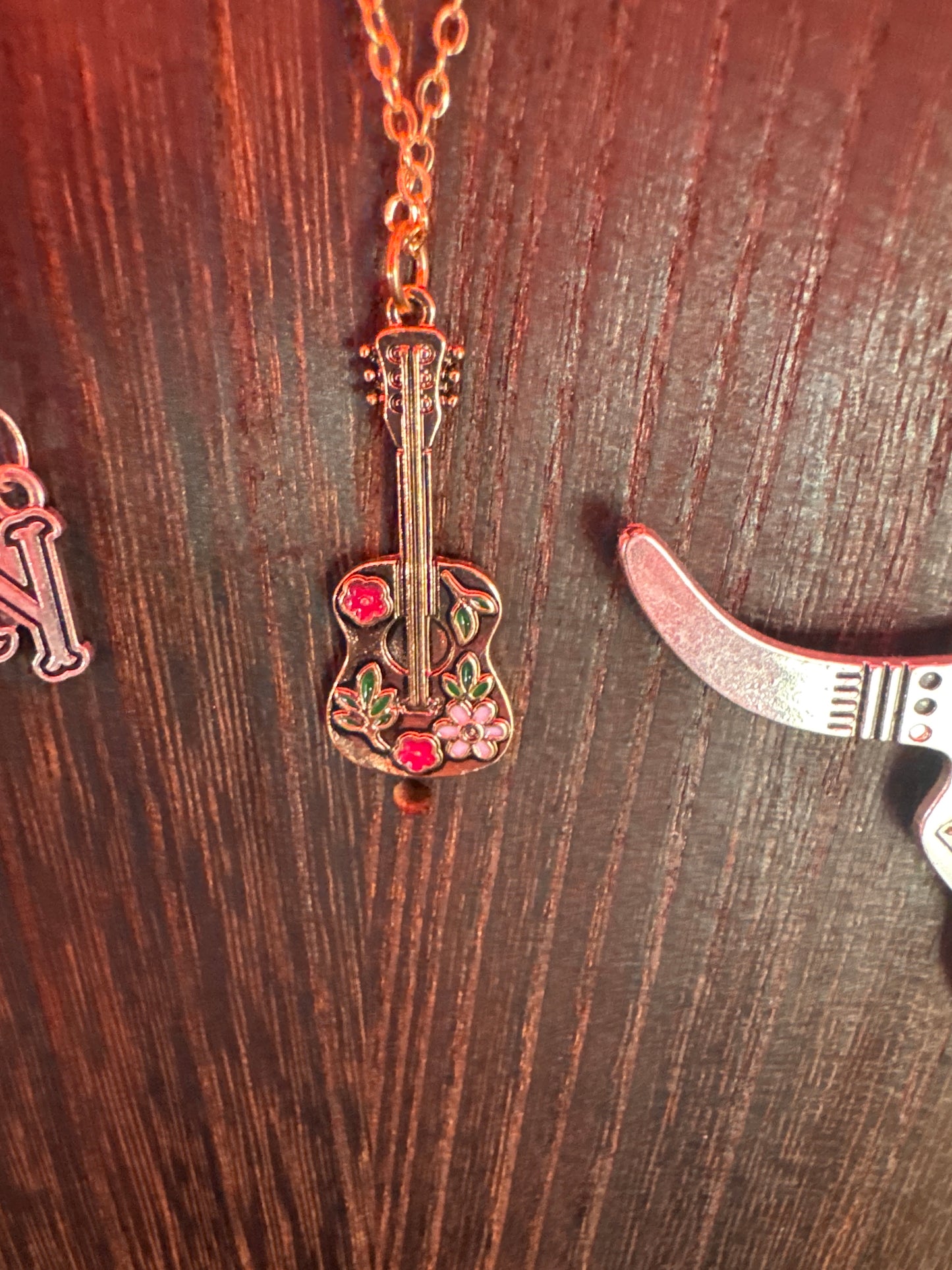 Guitar necklace