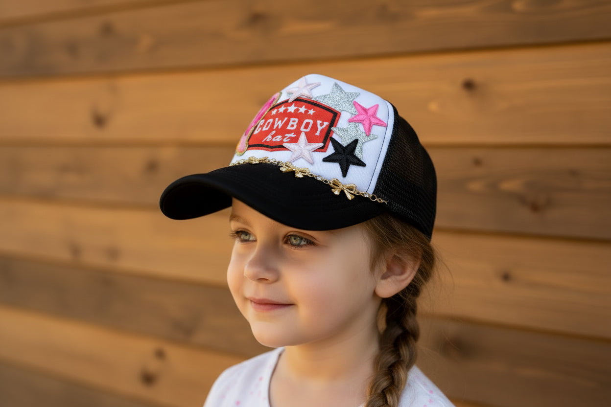 Cowboy Hat Kids Trucker Hat