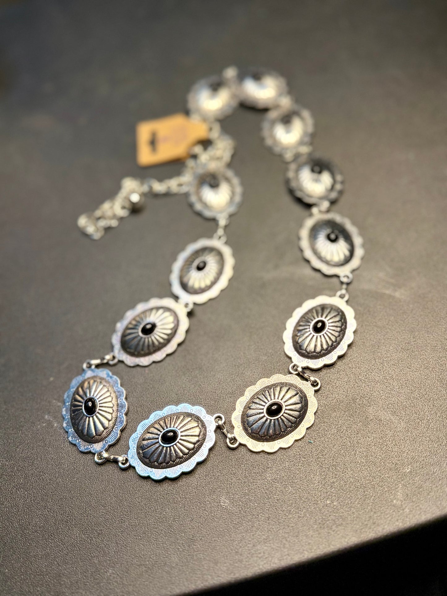 Silver Sage Concho Belt