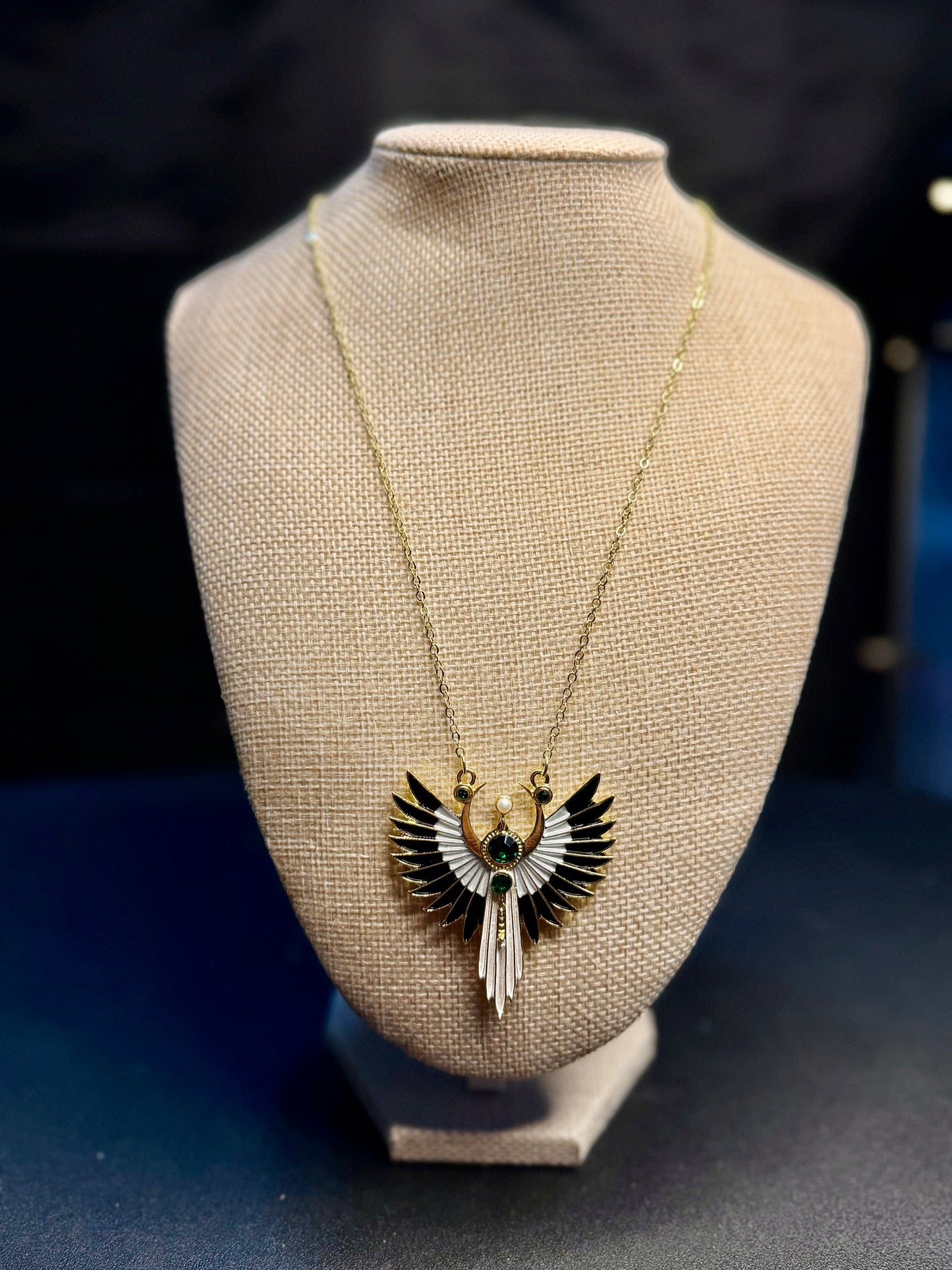 Midnight Phoenix Statement Necklace