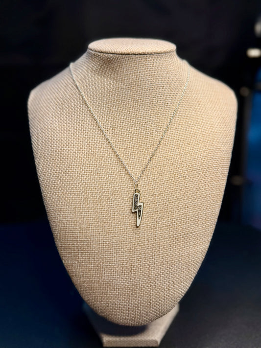 Electric Cowgirl Lightning Bolt Necklace