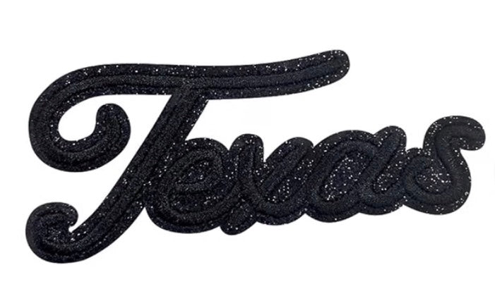 Texas Glitter Patch