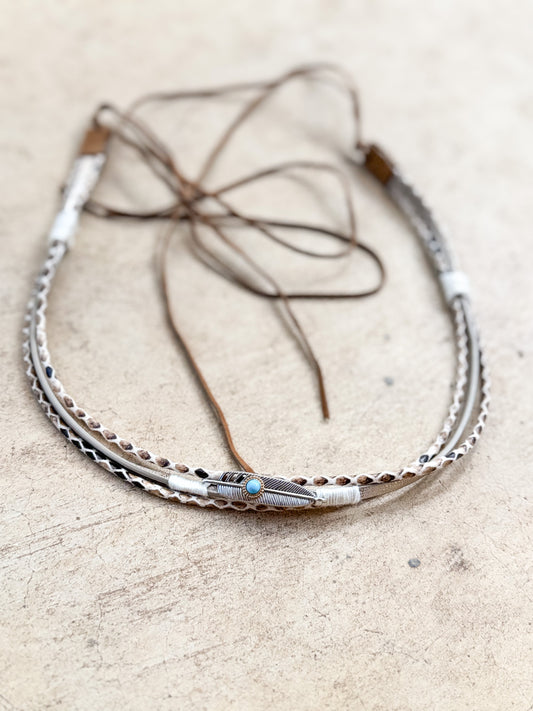 Snake Feather Hat Band