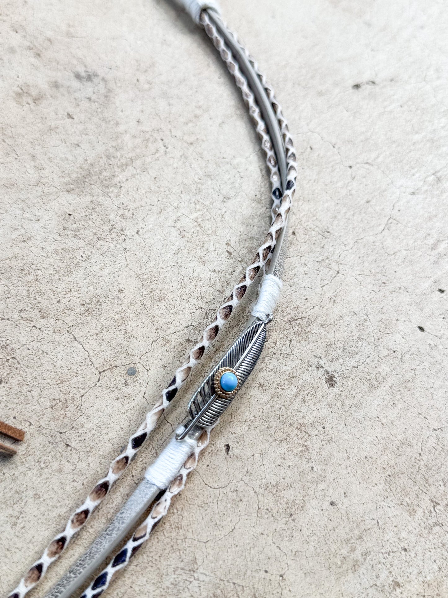 Snake Feather Hat Band