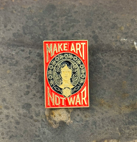 Not War Hat Pin